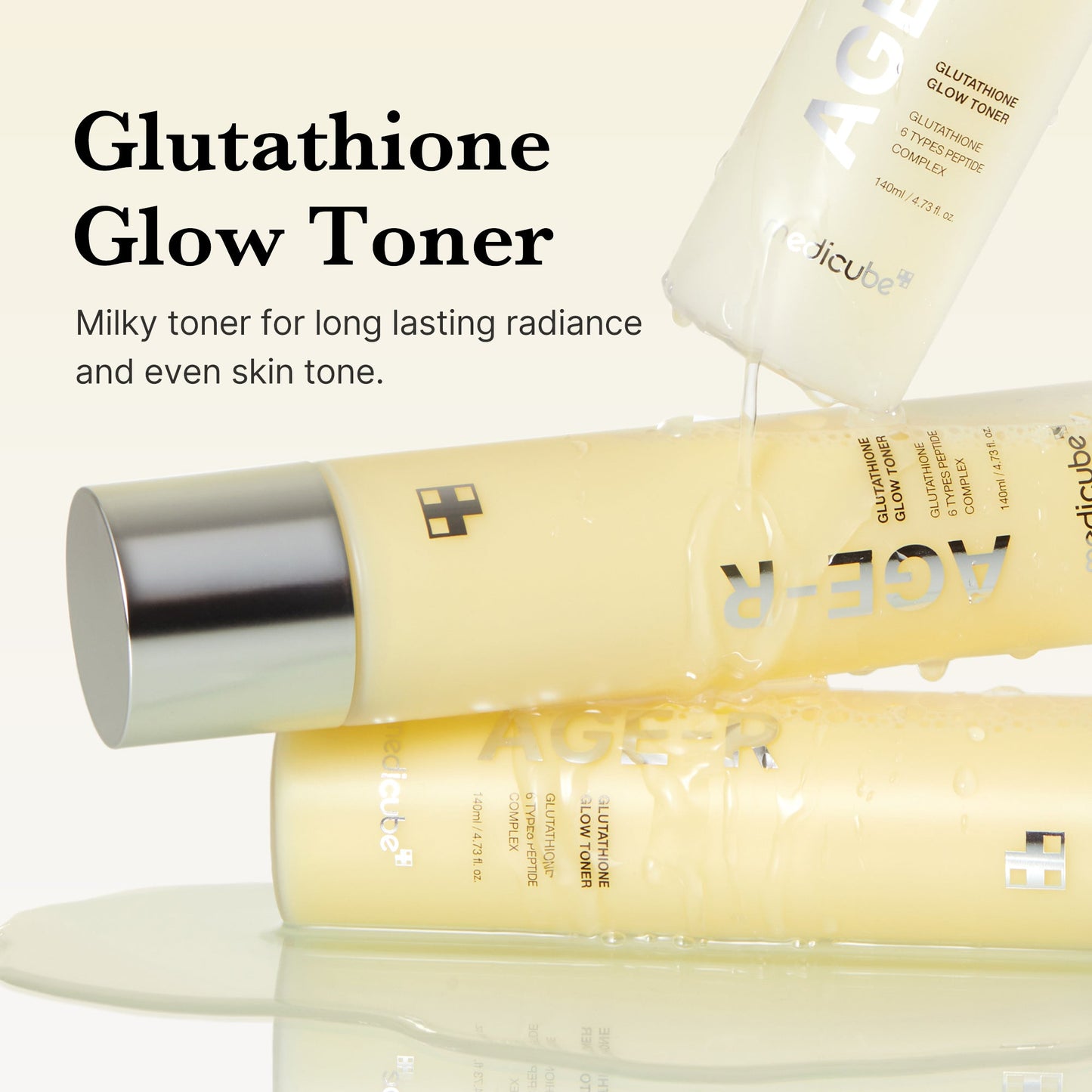 [GIFT] AGE-R Glutathione Glow Milk Toner - medicube.us