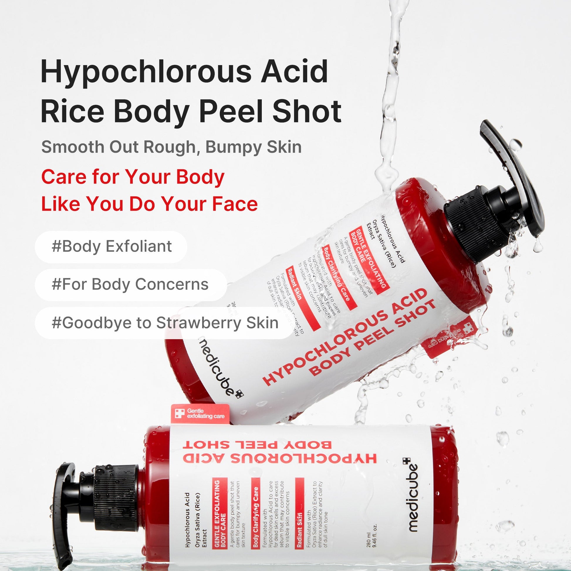 Hypochlorous Acid Rice Body Peel Shot - medicube.us