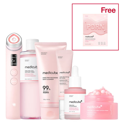 PDRN Pink Glow Home Aesthetic Set