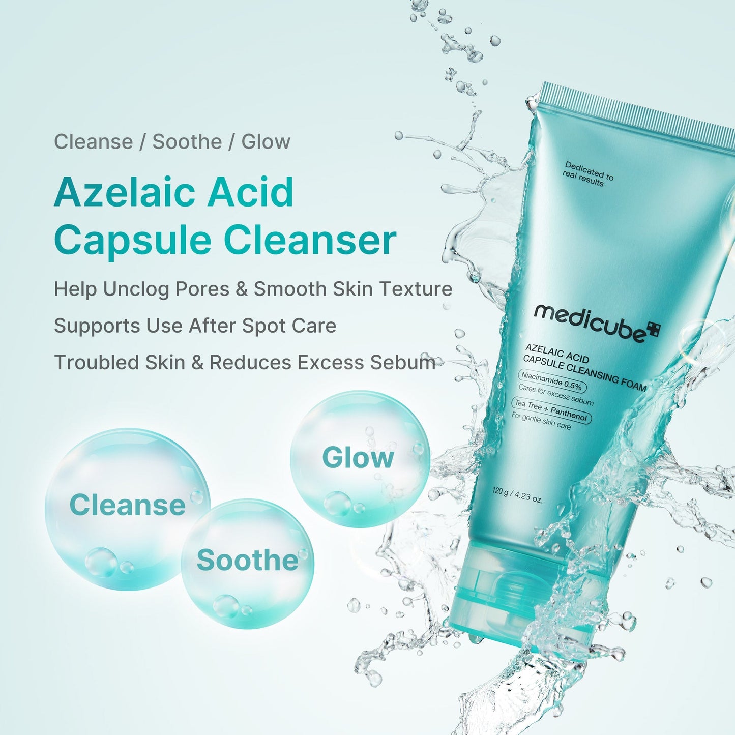 Red Succinic Acid Foam Cleanser