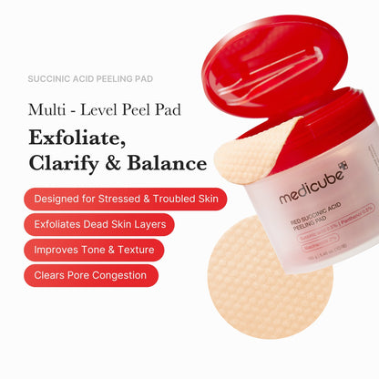 Red Succinic Acid Panthenol Pad