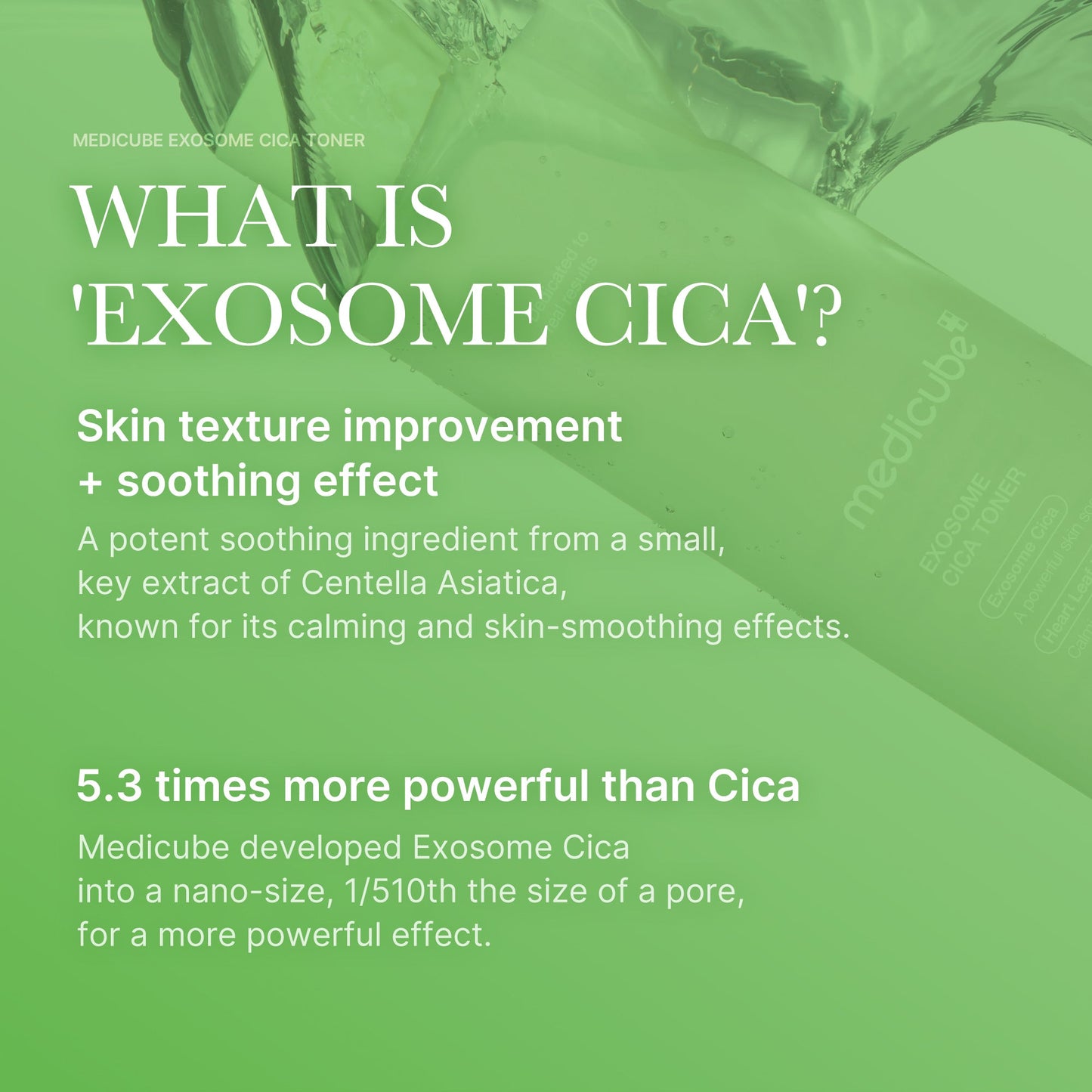Exosome Cica Calming Toner - medicube.us