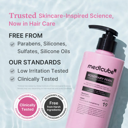 Rosemary PDRN Cooling Thickening Shampoo - medicube.us